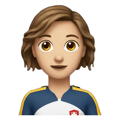 Lifeguard, Female, Brown hair sticker