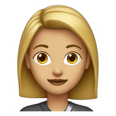 Female journalist sticker