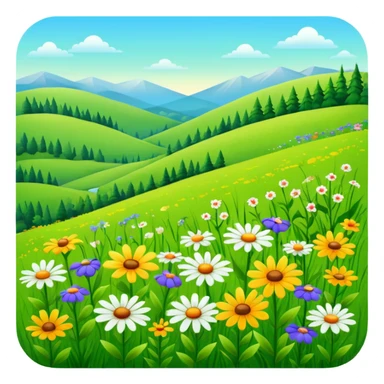 Meadow sticker