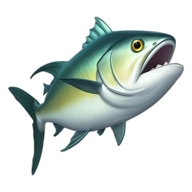 Big kingfish sticker