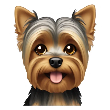 yorkie dog sticker