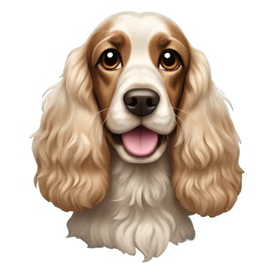 English cocker spaniel  sticker