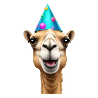 party camel sticker