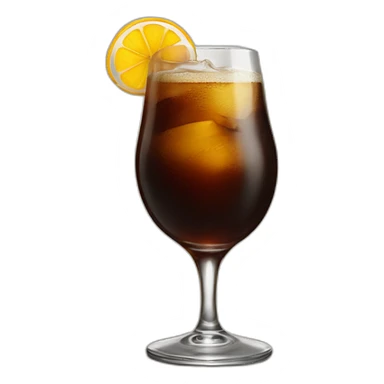 fernet branca with coca-cola long glass sticker