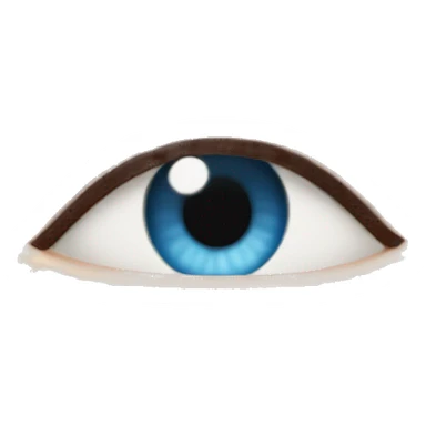 Gorgeous redhead with blue eyes and makeup aesthetic  sticker