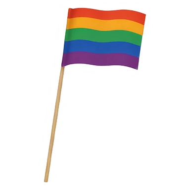 Mlm pride flag  sticker