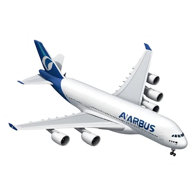 Airbus A380 airplane sticker