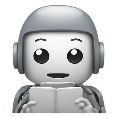 human texting with bot sticker