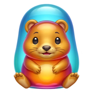 jelly gopher sticker