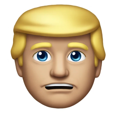 Hyper realistic trump sticker