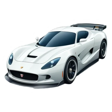 An icon showing a sleek car speeding down a winding road, inspired by Need for Speed. The design features dynamic motion lines, with a stunning, scenic background of mountains and forests. The car races past, creating a sense of thrill and speed. Transparent background. sticker