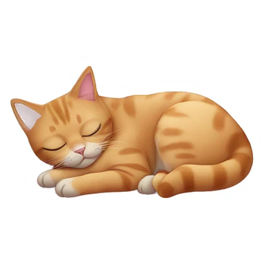 cat sleeping on a pink blanket sticker