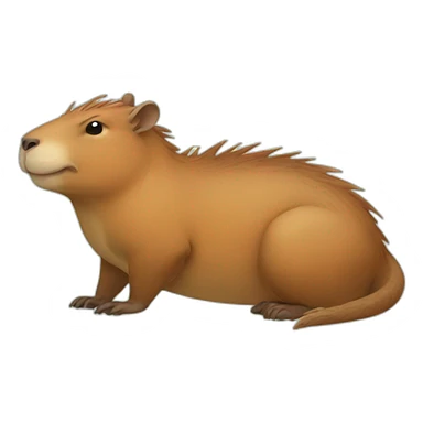 dragon Capybara sticker