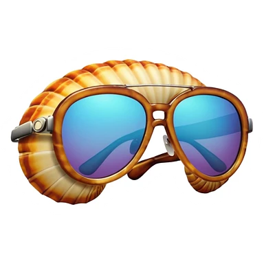 tortuous shell sunglasses sticker