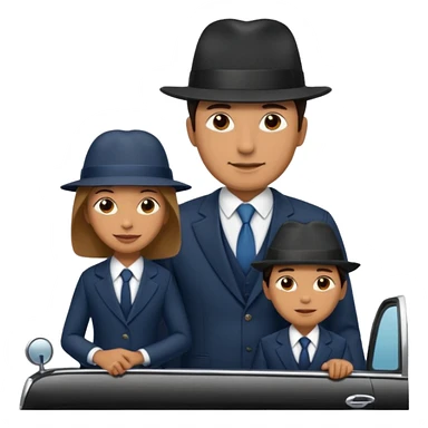 Family chauffeur sticker