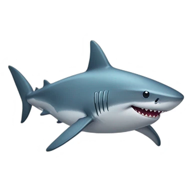 very sweet shark sticker