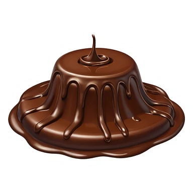  melted chocolate  sticker