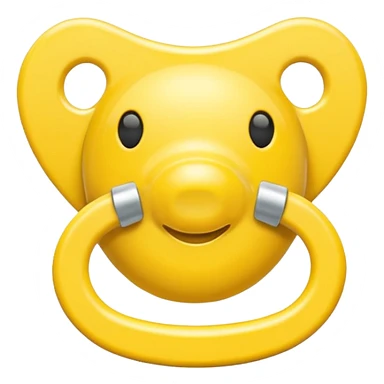 Chupeta amarela sticker