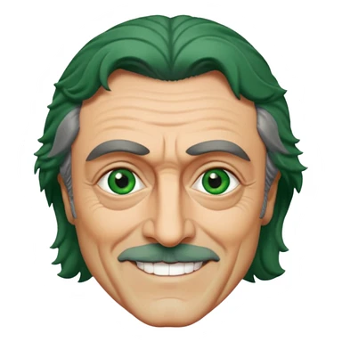 Ian McShane with green eyes sticker