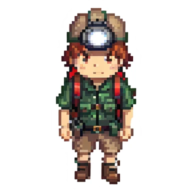 hiking headlamp sticker