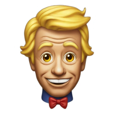 Donald trump clown sticker