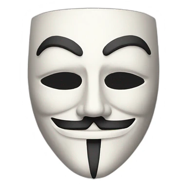 anonymous mask sticker