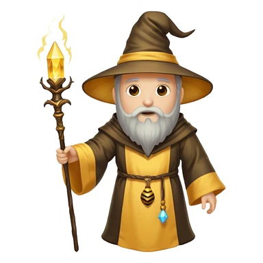 bee wizard sticker