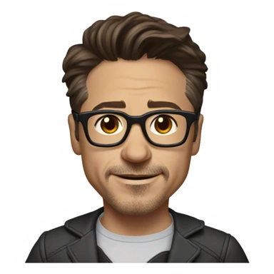 create an emoji of robert downey jr sticker