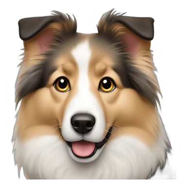 Shetland shepherd sticker