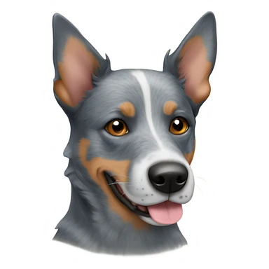 Blue Australian cattle dog sticker