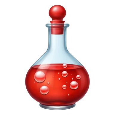 Red health potion sticker