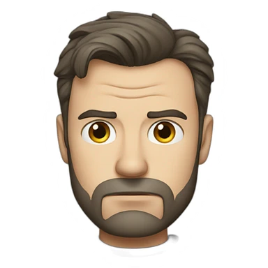 sad ben affleck sticker