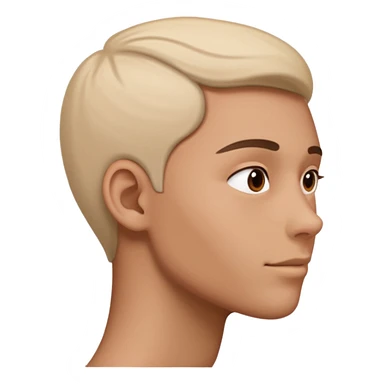 someone looking from the side sticker