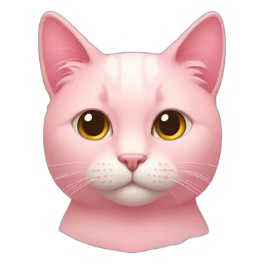 Light-pink-cat sticker