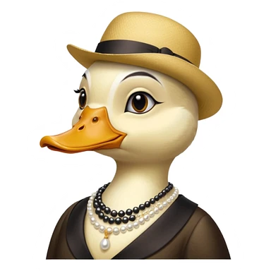 socialite duck sticker