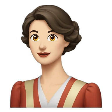 Clara Luciani en causeuse de scène  sticker