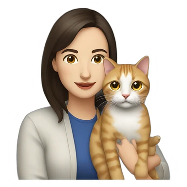 Maia Sandu and cat sticker
