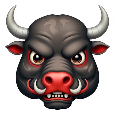 ''tattooed''-scary-looking-bulls-with-heavy-face-tattoes sticker