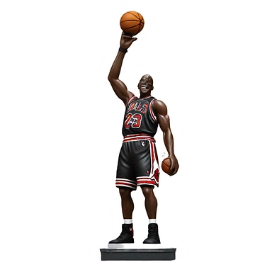 Statue of Michael Jordan sticker