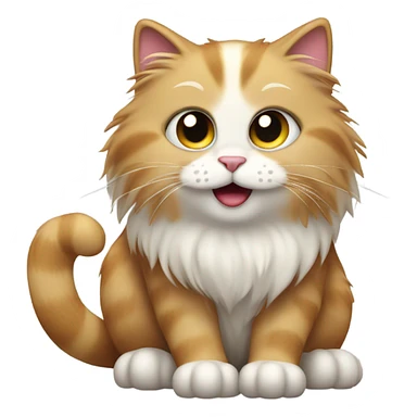 Cat giving a hug sticker