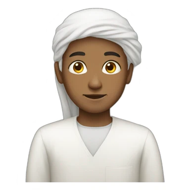 Handome white saudi boy sticker