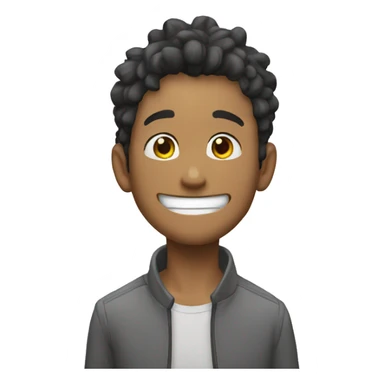 chico anime feliz sticker