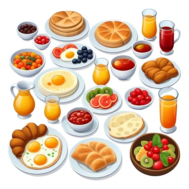 Turkish breakfast sticker
