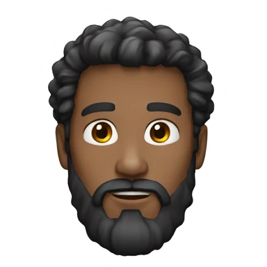 dark hair with beard 30 yeard old boy sticker