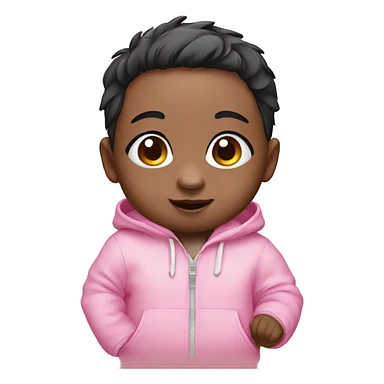 pink baby of panda sticker