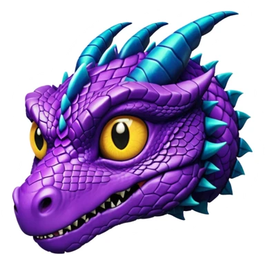 violet dragon eyes sticker