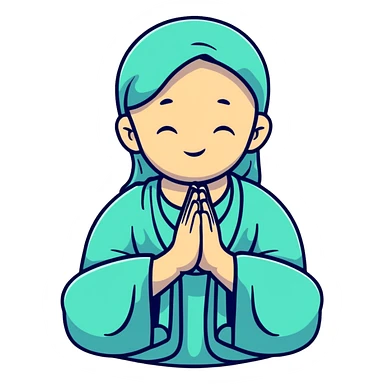 Prayers sticker