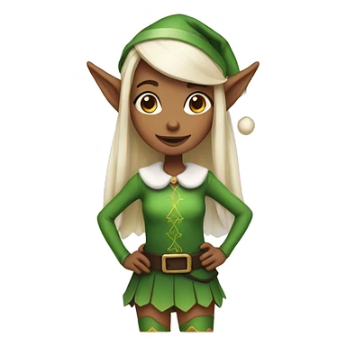 elf girl sticker