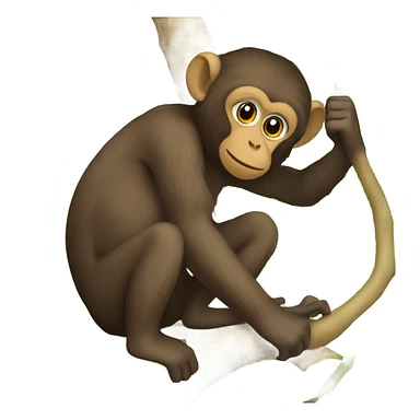 Monkey in the arbol sticker