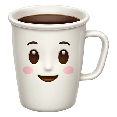 Remove the animated face from the cup sticker